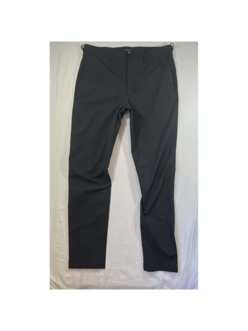 Banana Republic Mens Slim Fit Performance Pants Black 33x34 Technical‎ Trousers